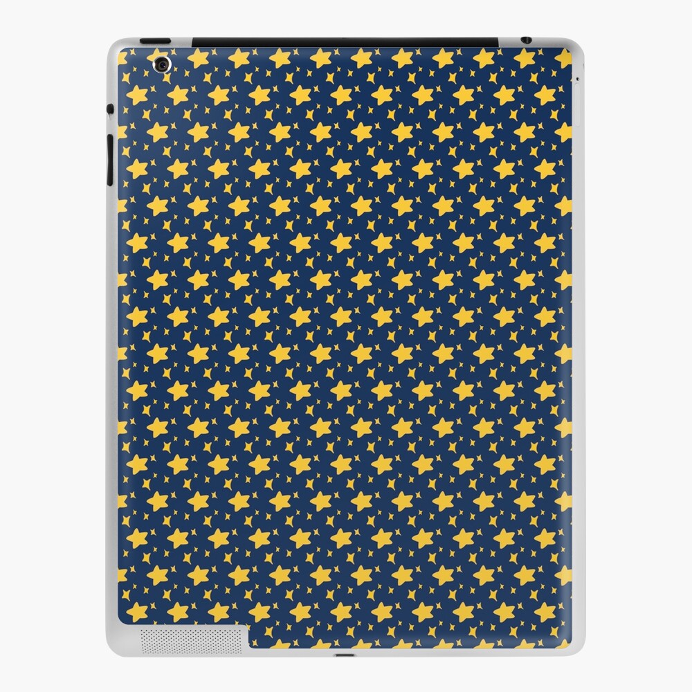 Night Owls, Sub Pattern (Blue Stars) iPad Case & Skin