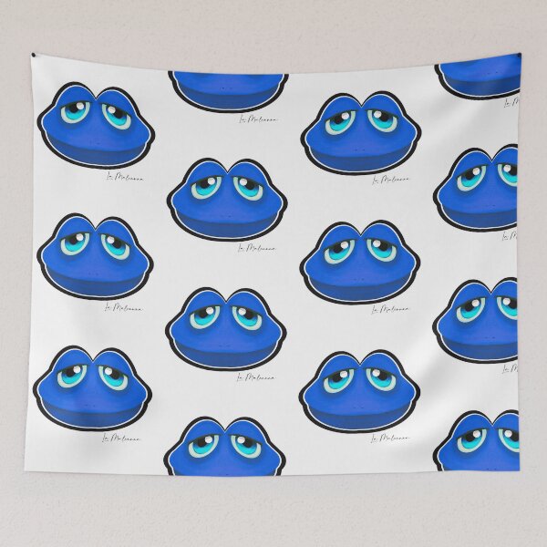 Item preview, Iguana Frog * Blue * designed and sold by LaMalennna.