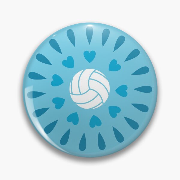 Artikelvorschau, Blaues Volleyball-Kaleidoskop-Muster entworfen und verkauft von Susan Says.