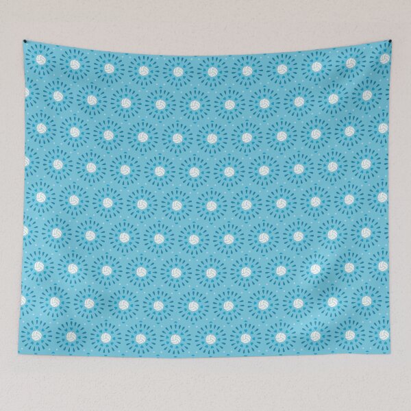 Item preview, Blue Volleyballs Kaleidoscope Pattern designed and sold by Susan Says.