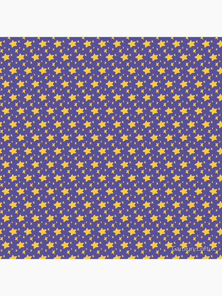 Night Owls, Sub Pattern (Purple Stars) by Carolyn-Loftus