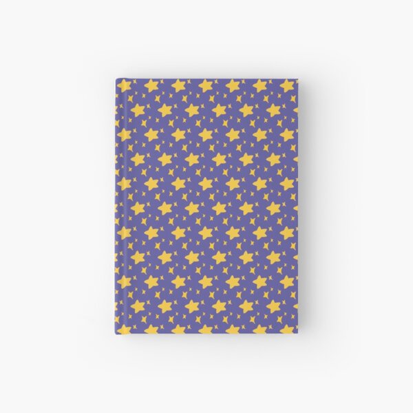 Night Owls, Sub Pattern (Purple Stars) Hardcover Journal