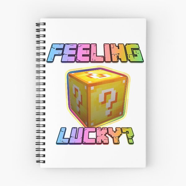 Item preview,  Feeling Lucky? Lucky block sticker pack(rainbow text) designed and sold by MinecraftMania.