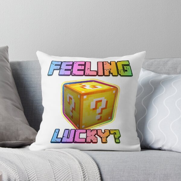 Item preview,  Feeling Lucky? Lucky block sticker pack(rainbow text) designed and sold by MinecraftMania.