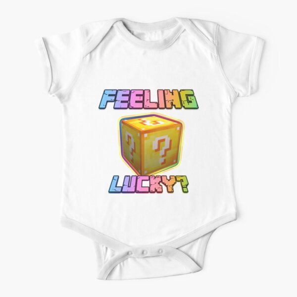Minecraft Pack Short Sleeve Baby One Piece Redbubble - trolling fans with rainbow lucky blocks in roblox