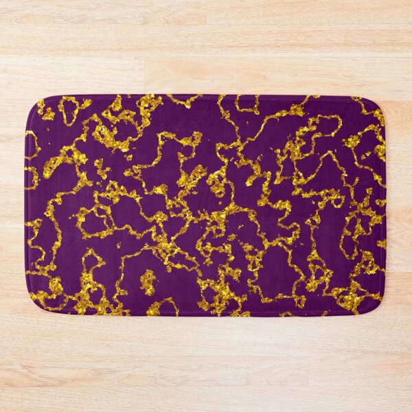 Item preview, Marbled Gold and Royal Purple Abstract Larger Pattern designed and sold by Darcy777.