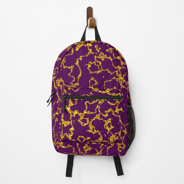 Item preview, Marbled Gold and Royal Purple Abstract Larger Pattern designed and sold by Darcy777.