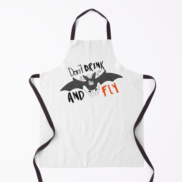 Item preview, Halloween Don't Drink and Fly Funny Bat designed and sold by AvilionDesigns.