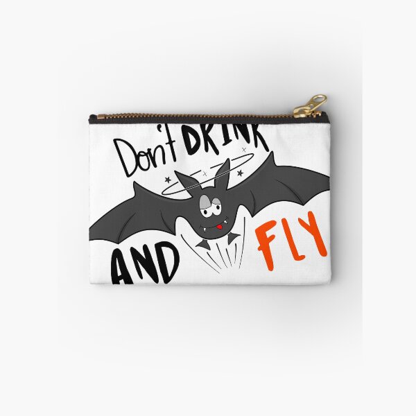 Item preview, Halloween Don't Drink and Fly Funny Bat designed and sold by AvilionDesigns.