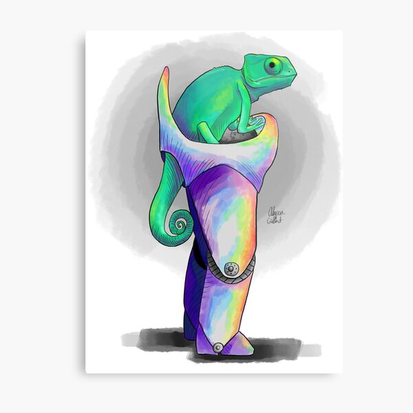 Dr. Wiggles Metal Print