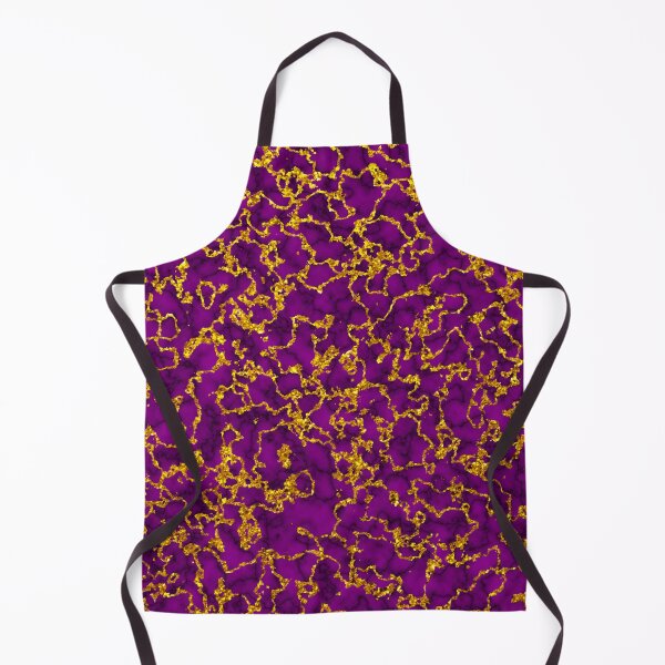 Item preview, Marbled Gold and Royal Purple Abstract Larger Pattern Veined designed and sold by Darcy777.