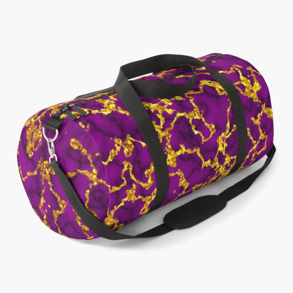 Item preview, Marbled Gold and Royal Purple Abstract Larger Pattern Veined designed and sold by Darcy777.