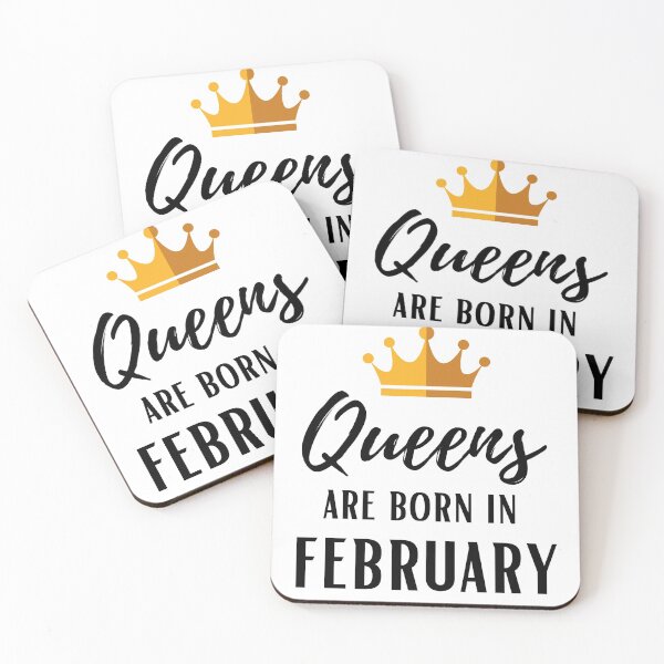 Item preview, Queens are born in february birthday designed and sold by OneTimeEngineer.