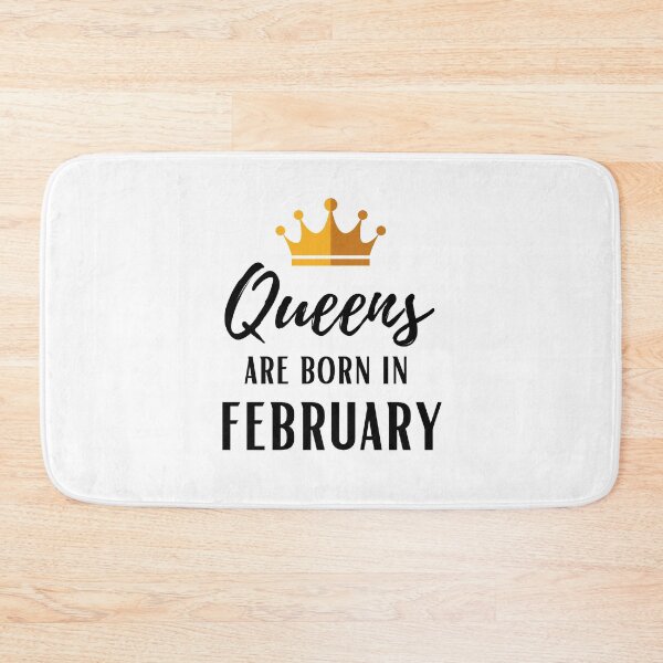 Item preview, Queens are born in february birthday designed and sold by OneTimeEngineer.