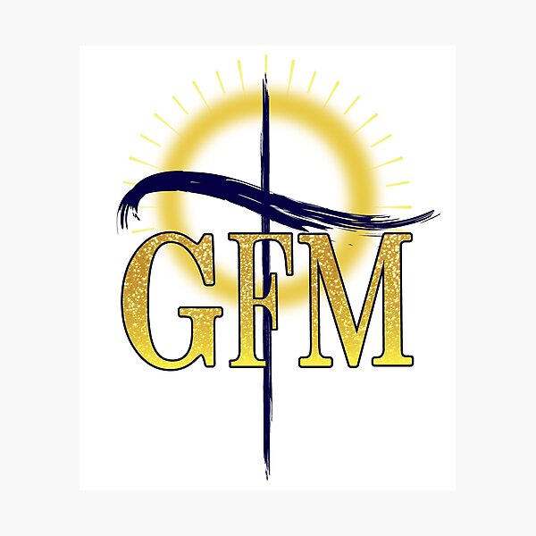 GFM Cross Logo Photographic Print
