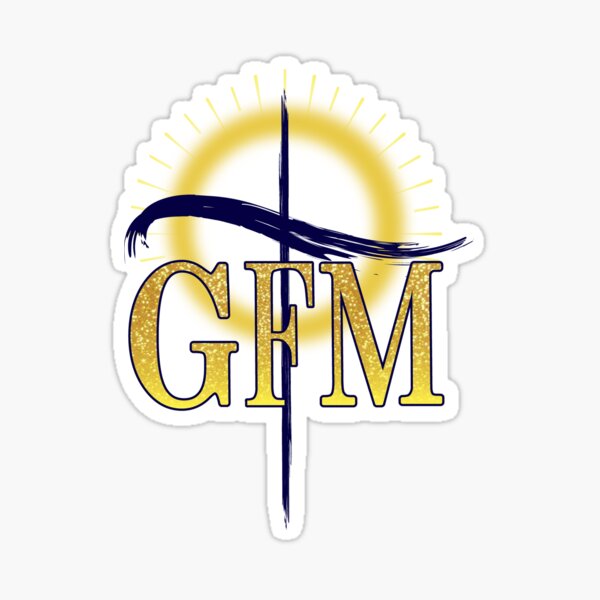 GFM Cross Logo Sticker