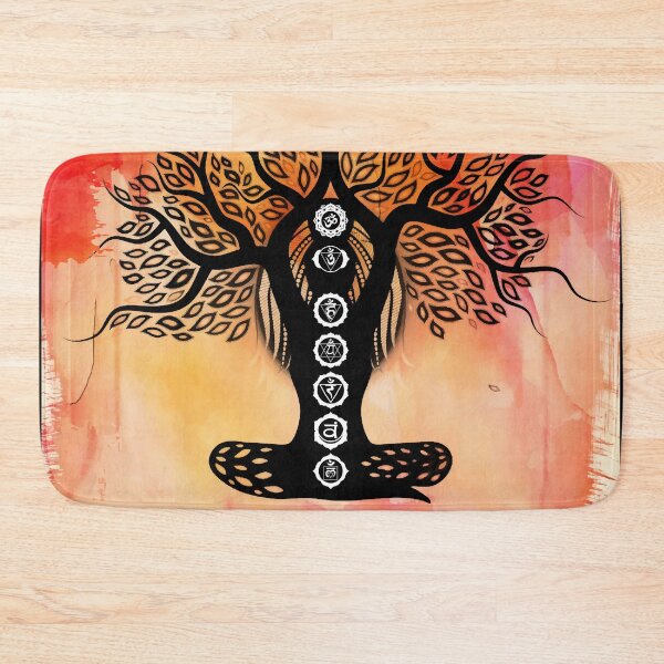 Item preview, Chakra Lady Tree - 60 Watercolor RBG designed and sold by chakraplaza.