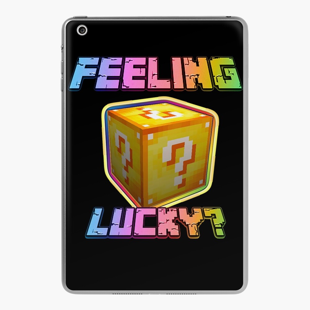 Lucky Block Minecraft Photographic Print for Sale by jamcaYT