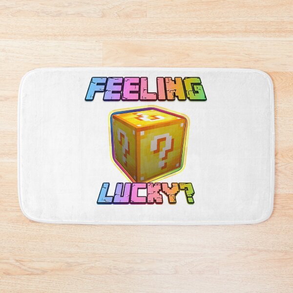 Item preview,  Feeling Lucky? Minecraft Lucky Block(rainbow text) designed and sold by MinecraftMania.