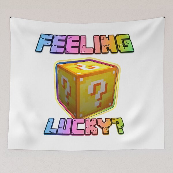 Item preview,  Feeling Lucky? Minecraft Lucky Block(rainbow text) designed and sold by MinecraftMania.