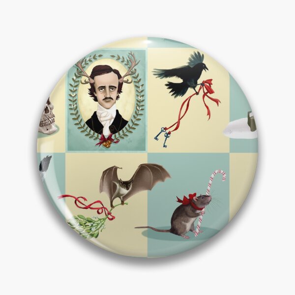 Item preview, Very Poe Holidays designed and sold by CrickettGrrrl.