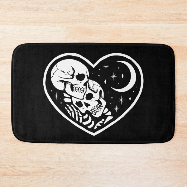 Item preview, Together Forever Skeletons under the Crescent Moon designed and sold by SpreadForSatan.