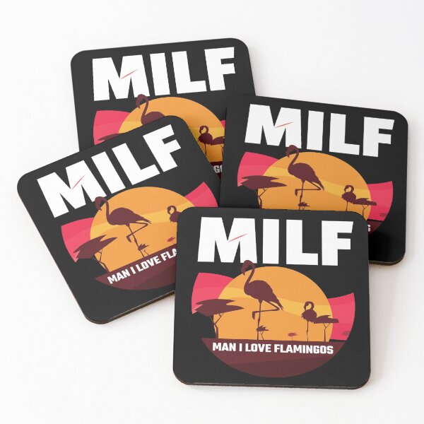 Item preview, Milf Man I Love Flamingos Funny Milf Humour  designed and sold by Tatt-Hooligans.