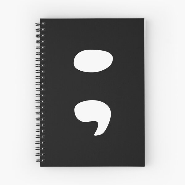 Item preview, White Semicolon designed and sold by MysticPotato.