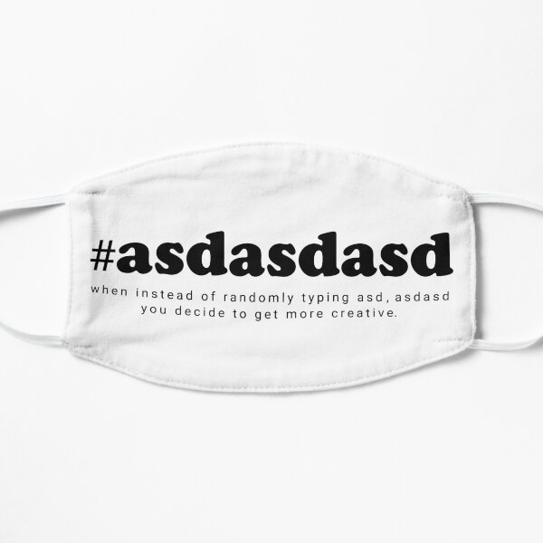 Asdasd Face Masks for Sale