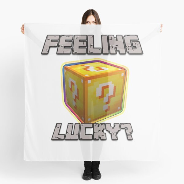 Minecraft Memes Scarves Redbubble - imágenes de lucky blocks roblox