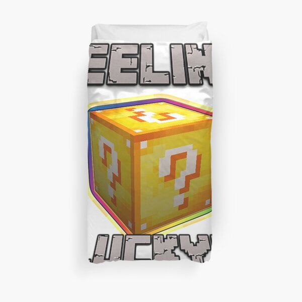 Creeper Aw Man Duvet Covers Redbubble - roblox lucky block battlegrounds how lucky am i roblox lucky block battlegrounds gameplay