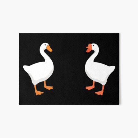 Two Player Untitled Goose Game Art Board Print for Sale by