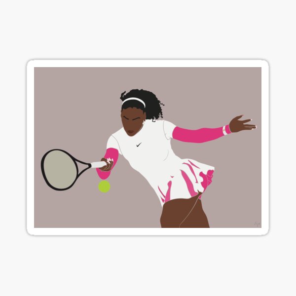 Serena Williams Sticker