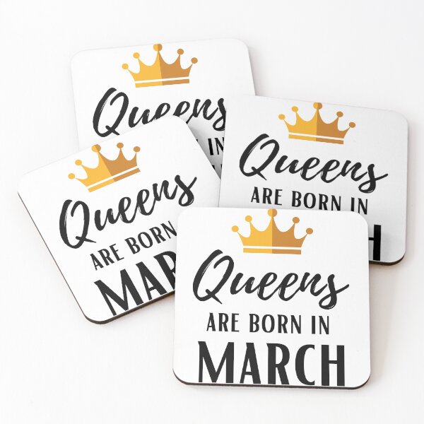Item preview, Queens are born in March birthday designed and sold by OneTimeEngineer.