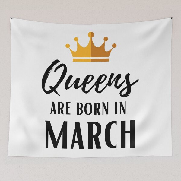 Item preview, Queens are born in March birthday designed and sold by OneTimeEngineer.
