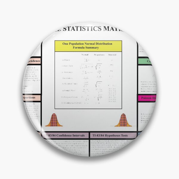 Item preview, Chi-Square, Probability Review: Statistics Notes from the Statistics Matrxi designed and sold by Mark Stansberry.