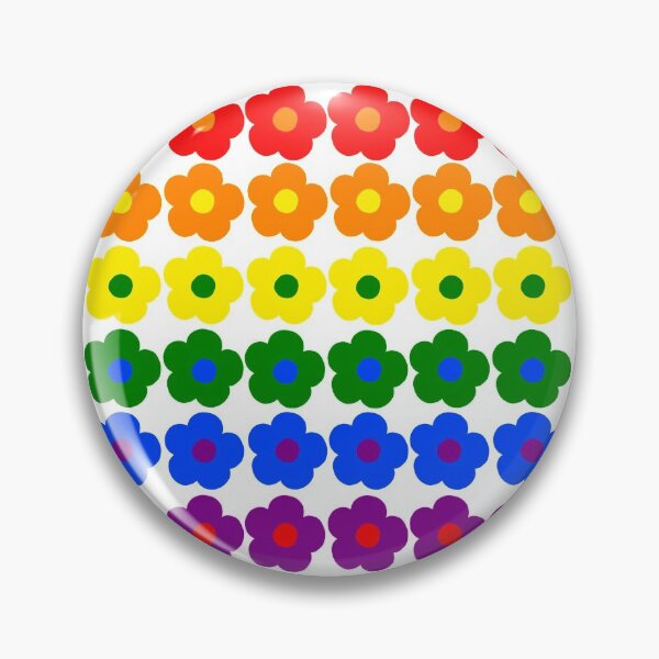 Item preview, Bib Flowers Pride Flag on White designed and sold by CottoVerdi.