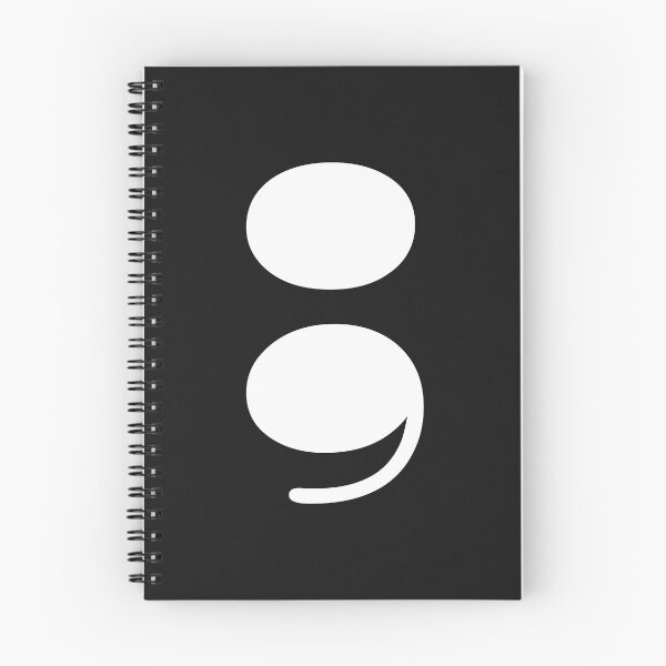 Item preview, White Semicolon designed and sold by MysticPotato.