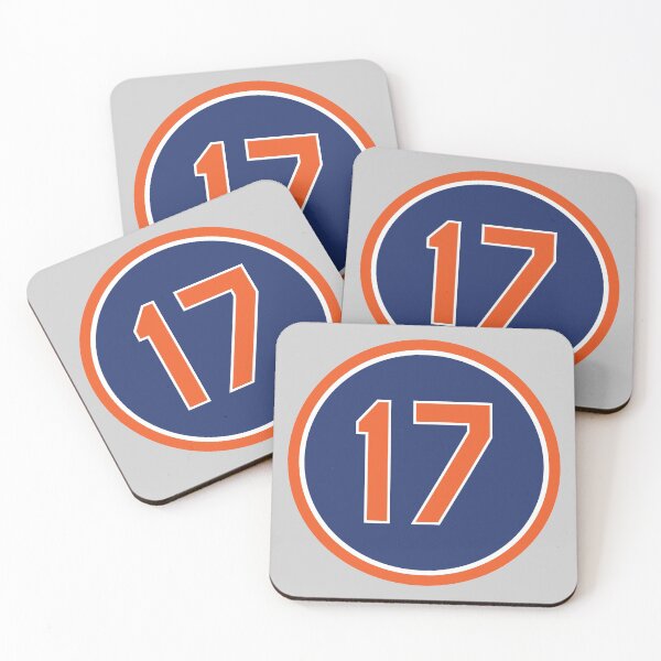Aperçu de l'œuvre Keith Hernandez #17 Jersey Number créée et vendue par StickBall.