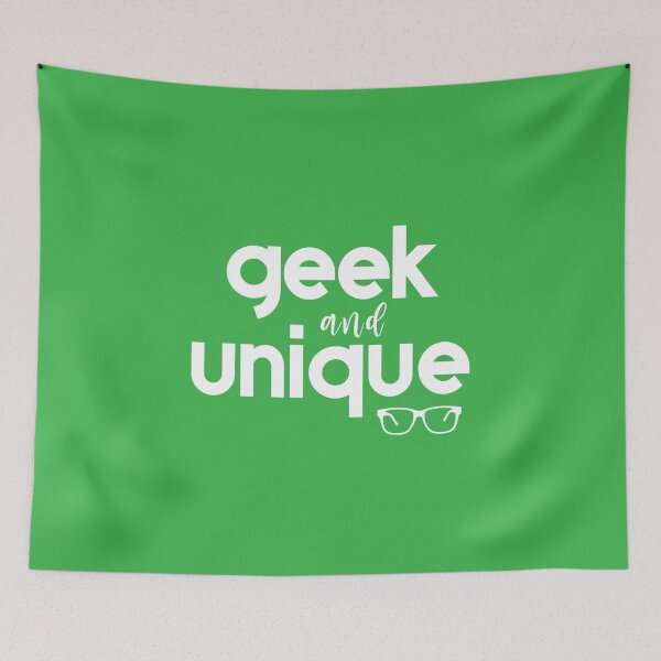 Item preview, Geek and Unique Text with Nerdy Glasses - Green designed and sold by VicEllisArt.
