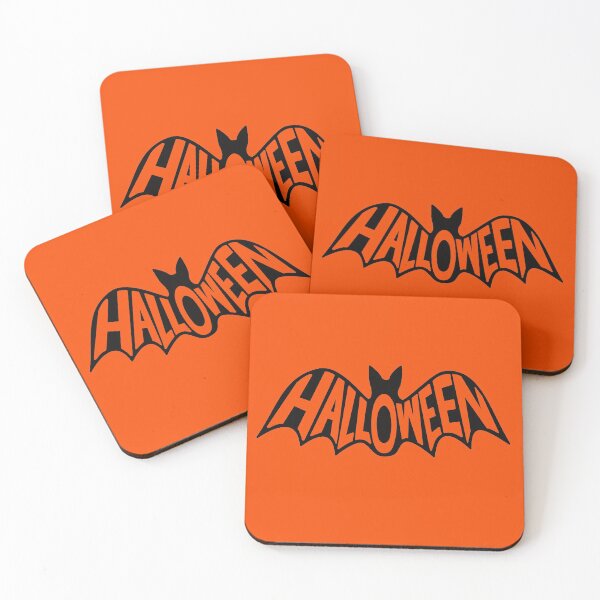 Item preview, Halloween silhouette bat word art designed and sold by ReluctantChickn.