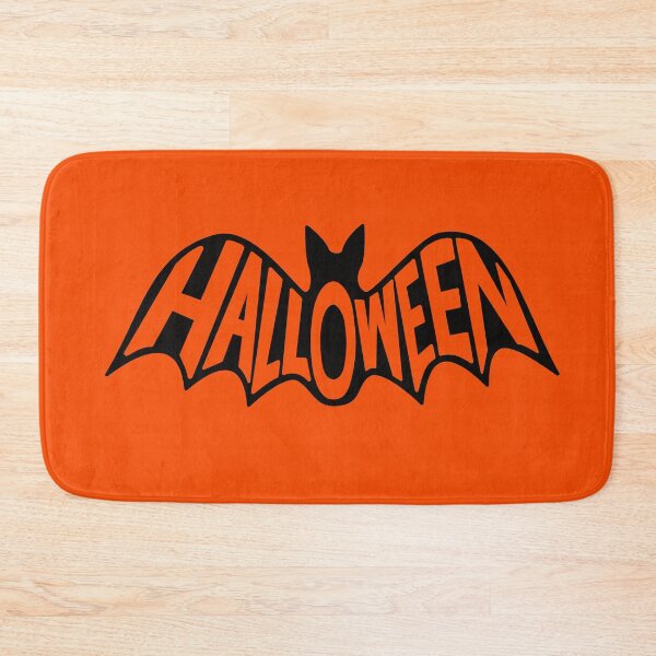 Item preview, Halloween silhouette bat word art designed and sold by ReluctantChickn.