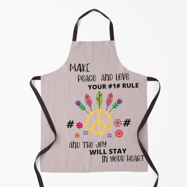 Item preview, Peace and love brings joy - floral and colorful hippie sign designed and sold by Soul ArtLove.