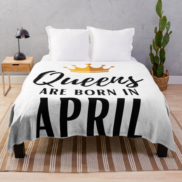 Item preview, Queens are born in April birthday designed and sold by OneTimeEngineer.