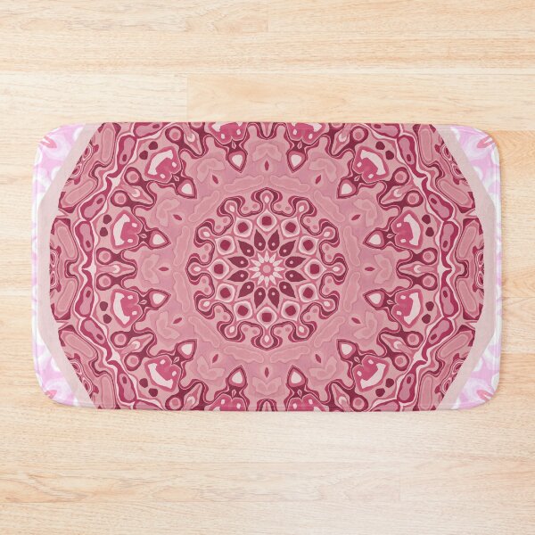 Artikelvorschau, Cerise Mood Medaillon-Boho Mandala entworfen und verkauft von Annette Chabidon Studio.