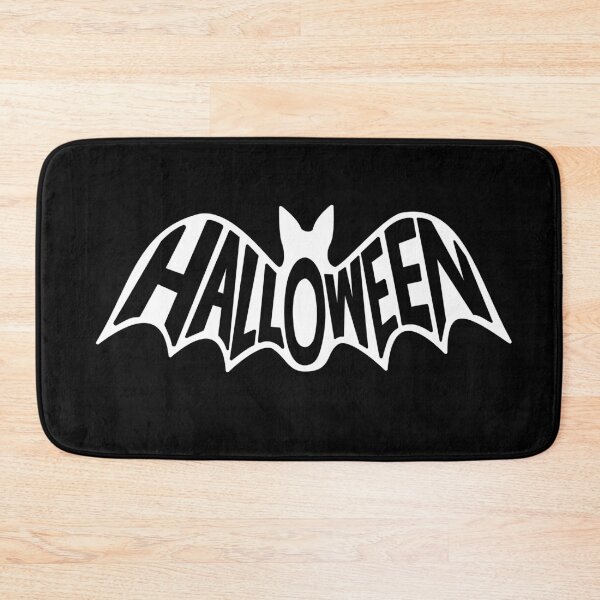 Item preview, Halloween silhouette bat word art designed and sold by ReluctantChickn.