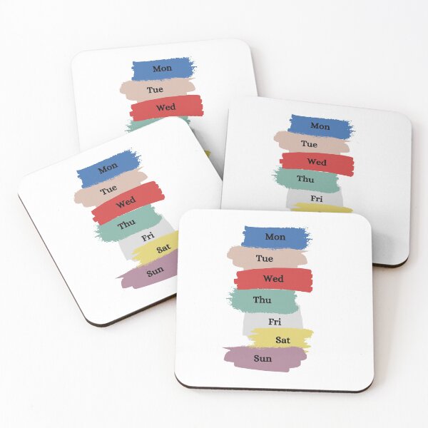 Item preview, days of the week - 7 days designed and sold by ellis-vinyasa.