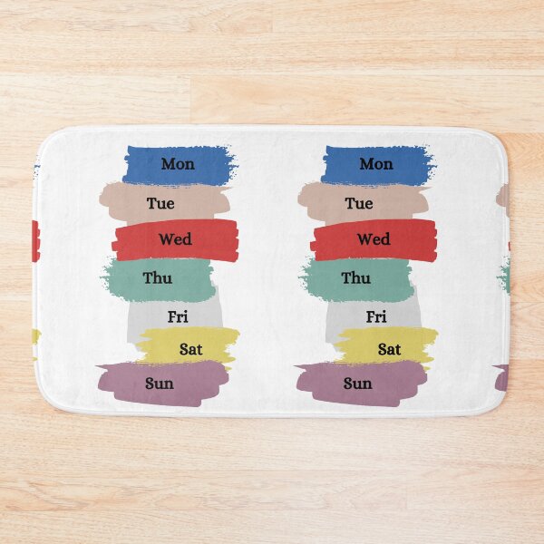 Item preview, days of the week - 7 days designed and sold by ellis-vinyasa.