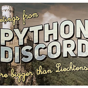 Aperçu de l'œuvre Salutations de Python Discord de Python Discord