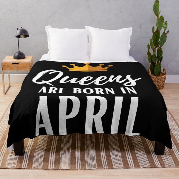 Item preview, Queens are born in April birthday designed and sold by OneTimeEngineer.